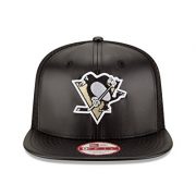 NHL-Pittsburgh-Penguins-Team-Sleek-Trucker-9Fifty-Original-Fit-Cap-One-Size-Black-0-1