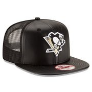 NHL-Pittsburgh-Penguins-Team-Sleek-Trucker-9Fifty-Original-Fit-Cap-One-Size-Black-0-2