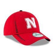 NCAA-Nebraska-Cornhuskers-Unisex-New-Era-NCAA-NE-Speed-9FORTY-Adjustable-Cap-Red-One-Size-0-2